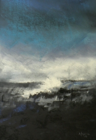 The Wave - pastel on paper