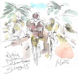 Maxine Dodd, Riding past the palm trees