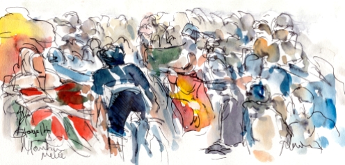 La Vuelta, Stage 14, Mountain melee! by Maxine Dodd