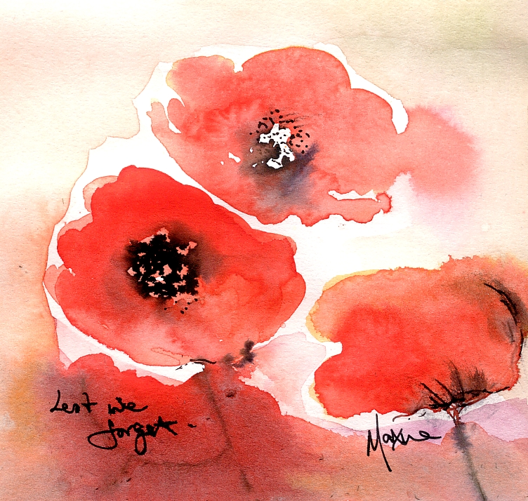 Lest we forget - Poppies for Remembrance
